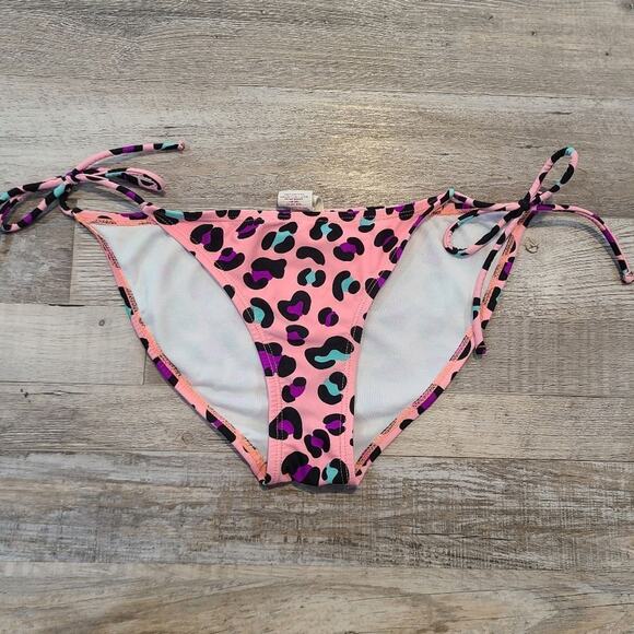 OP medium womens leopard print bikini bottoms - Picture 1 of 5